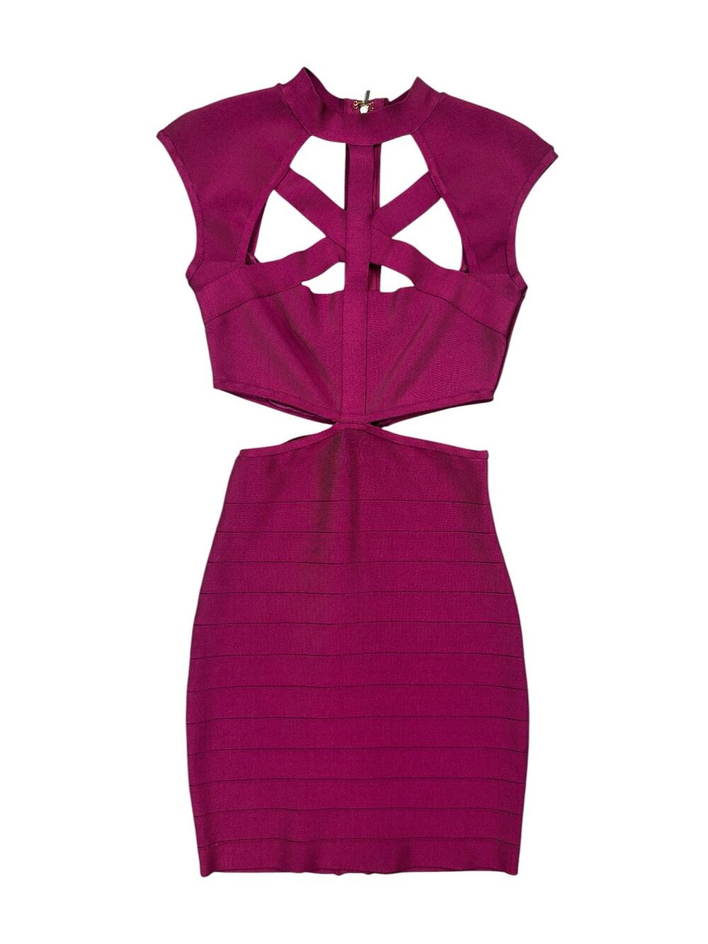 Bebe Compression Dress Purple — Size XS